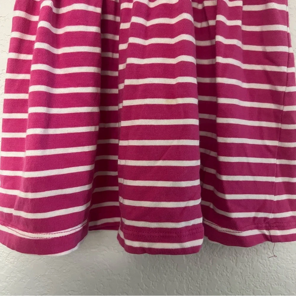 Hanna Andersson Girls Striped Flower pocket Dress